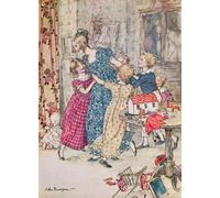 XcBAIHOUD Vintage Art Print Poster Canvas Prints a Flushed and Boisterous Group Book by Arthur Rackham Picture Mural for Office Decor 60x90cm