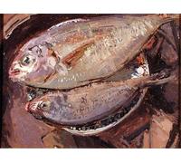 XcBAIHOUD Vintage Art Print Poster Canvas Prints Dorades Dieppe by Walter Richard Sickert Picture Mural for Office Decor 60x90cm