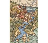 XcBAIHOUD Vintage Art Print Poster Canvas Prints Illustration for the Tale Marya Morevna by Ivan Yakovlevich Bilibin Picture Mural for Office Decor 60x90cm