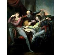 XcBAIHOUD Vintage Art Print Poster Canvas Prints the Dispute Between Hotspur Worcester Mortimer and Glendower by Henry Fuseli Picture Mural for Office Decor 60x90cm