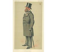 XcBAIHOUD Vintage Art Print Poster Canvas Prints the Man Who Won't Stop by Carlo Pellegrini Picture Mural for Office Decor 60x90cm