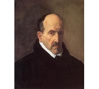 XcBAIHOUD Vintage Art Print Poster Canvas Prints the Poet Don Luis De Góngora Y Argote by Diego Rodriguez De Silva Velazquez Picture Mural for Office Decor 60x90cm