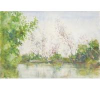 XcBAIHOUD Vintage Famous Art Minimalist Prints Mangrove Swamp by Henrytuke Art Canvas Murals for Office Decor 60x90cm