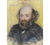 XcBAIHOUD Vintage Famous Art Minimalist Prints Portrait of Paul Cezanne Par Pierre Auguste Renoir by Paul Cézanne Art Canvas Murals for Office Decor 60x90cm
