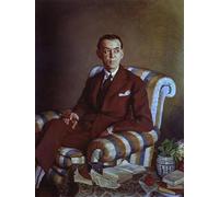 XcBAIHOUD Vintage Famous Art Minimalist Prints Ramon Perez De Ayala by Ignacio Zuloaga Y Zabaleta Art Canvas Murals for Office Decor 60x90cm