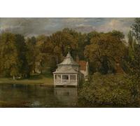 XcBAIHOUD Vintage Famous Art Minimalist Prints the Quarters Behind by John Constable Art Canvas Murals for Office Decor 60x90cm