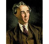 XcBAIHOUD Vintage Modern Artwork Classic Canvas Painting Bertrand Russell by Roger Eliot Fry Printed Paintings for Office Decor 60x90cm