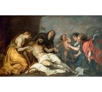 XcBAIHOUD Vintage Modern Artwork Classic Canvas Painting the Lamentation Over Christ by Van Dyck Printed Paintings for Office Decor 60x90cm