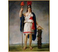 XcBAIHOUD Vintage Modern Canvas Prints Animal Pictures Allegory of the Republic by Antoine Jean Gros Vintage Poster for Office Decor 60x90cm