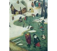 XcBAIHOUD Vintage Modern Canvas Prints Animal Pictures Children Playing on the River Detail From by Pieter Bruegel the Elder Vintage Poster for Office Decor 60x90cm