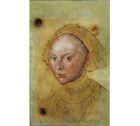 XcBAIHOUD Vintage Modern Canvas Prints Animal Pictures Portrait of Catherine De Brunswick Grubenhagen by Lucas the Elder Cranach Vintage Poster for Office Decor 60x90cm