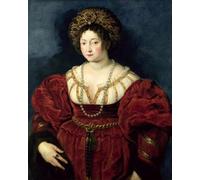 XcBAIHOUD Vintage Modern Canvas Prints Animal Pictures Posthumous Portrait of Isabella D'este Marchioness of Mantua by Peter Paul Rubens Vintage Poster for Office Decor 60x90cm