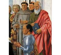 XcBAIHOUD Vintage Modern Canvas Prints Animal Pictures St Peter Martyr and St Evangelist by Piero Della Francesca Vintage Poster for Office Decor 60x90cm