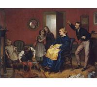 XcBAIHOUD Vintage Modern Canvas Prints Animal Pictures the Cure for a Headache by David Henry Friston Vintage Poster for Office Decor 60x90cm