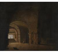 XcBAIHOUD Vintage Modern Canvas Prints Animal Pictures the Prisoner by Wright of Derby Vintage Poster for Office Decor 60x90cm