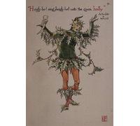 XcBAIHOUD Vintage Pictures Printed Wall Art Graffiti Holly From flowers From Shakespeare's Garden by Walter Crane Posters and Prints for Office Decor 60x90cm