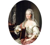 XcBAIHOUD Vintage Pictures Printed Wall Art Graffiti Jeanne Antoinette Poisson Madame De Pompadour by Francois Hubert Drouais Posters and Prints for Office Decor 60x90cm
