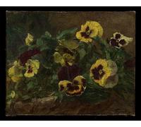 XcBAIHOUD Vintage Pictures Printed Wall Art Graffiti Pansies Henri Fantin-Latour Posters and Prints for Office Decor 60x90cm