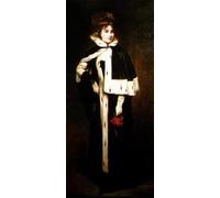 XcBAIHOUD Vintage Pictures Printed Wall Art Graffiti Portrait of Mrs Jean Ewing Fitzwilliam by Glyn Warren Philpot Posters and Prints for Office Decor 60x90cm