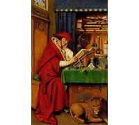 XcBAIHOUD Vintage Pictures Printed Wall Art Graffiti Saint in His Study by Jan Van Eyck Posters and Prints for Office Decor 60x90cm