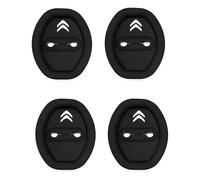 XCBGYRE 4Pcs Car Door Lock Cover, for Citroen DS3 DS4 DS5 DS6 DS7 C1 C2 C3 C4 C5 C6 C8 Car Door Latch Protective Cover, Silent Shock Car Door Latch Protective Cover