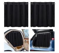 XCBYT Car Privacy Curtains for Camping, Upgraded Shades with Rods, 2PCS