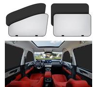 XCBYT Car Window Shade, 4 Pack Magnetic Privacy Screen Car Window, Cars Window Shades For Baby, UV Protection, Heat Protection, Cars Blackout, More Magnets
