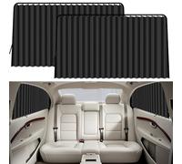 XCBYT Sun Protection Car Magnetic Side Window, Cars Window Blackout for Camping, Car Curtain with UV Protection Privacy Screen, Pack of 2