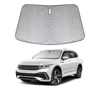 XCBYT Sun Protection Car Windscreen Interior Compatible Thickened Sun Visor Windscreen Cover, Foldable Windscreen Cover, UV Protection (Tiguan)