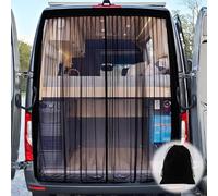 XCBYT Van Bug Screen Car Window Bug Screens for Camping with Magnetic Closure Van Life Essentials Universal Fit Mid/High Mercedes Sprinter and Mid/High Roof Ford Transit Rear Doors (Large)