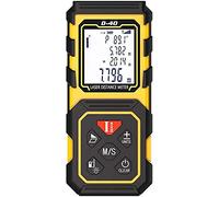 XCC Distance Meter Laser Measure 40M/131Ft Digital Tape Measurement Tool Measuring Device with Upgraded Electronic Angle Sensor