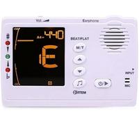 XCC Professional Metronome Clip-on Tuner For Guitar Piano Bass Violin Musical Instrument Accessories (Color : White_One Size)