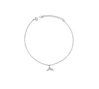 XCC Whale Tail Anklet Female Sterling Silver Cold Wind Ins High-end Sense Niche Silver Anklet Summer (Color : Photo Color)