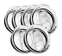 XccMe 6 Pack 30oz Skinny Tumbler Replacement Lids,Spill Proof Covers | Splash Resistant Sliding Covers with Seal Ring,for 30oz Strainght Skinny Tumbler,Straw Friendly, BPA Free,Leak-proof