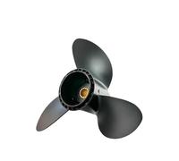 XCDEOPIT Compatible With Evinrude Johnson 40-50HP 386841 Aluminum Alloy 11 3/4 x 17 Outboard Propeller 3 Blades 13 Spline Tooth Black Marine Motor