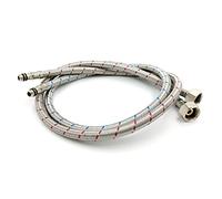 Xcel Home 2 (Pair) M10 x 1/2" BSP (900mm) Long Flexible Tap Connector | DIY Replacement Flexi Pipe Tap Tails for 10mm Monobloc Bathroom Basin & Kitchen Sink Taps | Rust-Free, Lead-Free & Leak-Proof