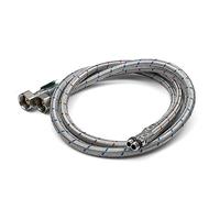 Xcel Home 2 x M10 x1/2 Flexible Tap Connectors (1000mm) | 10 Lengths | Pair of BSP Kitchen/Basin Monobloc Mixer Flexi Pipe Tails | Braided Stainless Steel