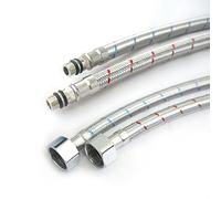 Xcel Home™ 20 Pipes (10Pair) x 12mm (M12) x1/2 BSP (600mm) |5 Lengths| Flexible Tap Connectors | Replacement Kitchen Sink & Bathroom Basin Monobloc Mixer/Boiler Flexi Pipes Tails