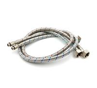 Xcel Home™ 20 Pipes (10Pair) x 12mm (M12) x1/2 BSP (900mm) |5 Lengths| Flexible Hose Pipe Tails | Replacement Kitchen Sink/Bathroom Basin Monobloc Tap Mixer Connectors Flexi Pipes