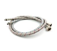 Xcel Home™ 2X (Pair of) M10 (10mm) x 1/2" BSP (900mm) Flexible Hose Pipe Tails Kitchen Sink/Bathroom Basin Monobloc Tap Mixer Connectors Flexi Pipes