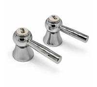 Xcel Home HD71 Rune Tap Handle Pair Hot and Cold Chrome Lever Replacement Kit for Basin and Sink Taps