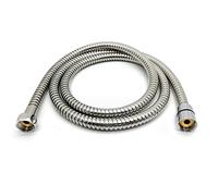 Xcel Home™ Leakproof Flexible Stainless Steel Anti-Kink Shower Hose with Solid Connector (1.5m Long)