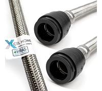 Xcel Home PushFit Flexi Tap Connector 22mm x 22mm BSP 500mm | WRAS Approved