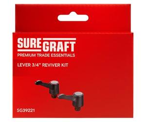 Xcel Home SUREGRAFT Lever 3/4" Reviver Kit - Replacement Lever Handles for Basin/Bath Taps - Hot & Cold Pair