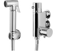 Xcel Home Thermostatic Chrome Brass Douche Kit Muslim Shower Bidet Spray and Hygiene Solution شطاف for Toilet