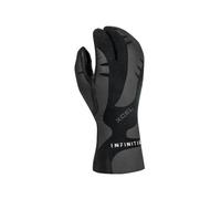 XCEL Mens Infiniti 5mm 3 Finger Lobster Claw Wetsuit Gloves - Black - Lightweight Quick Dry