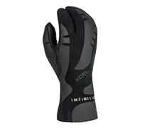 XCEL Mens Infiniti 5mm 3 Finger Lobster Claw Wetsuit Gloves - Black - Lightweight Quick Dry