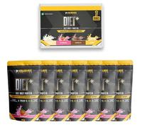 Xcelerate Nutrition Diet+ Whey Protein 40g Sachets - 30.6g Protein per Serving | High Performance Low Calorie Shake | Strawberry, Chocolate, Vanilla, Banana or Mixed Flavours | Pack of 7, 14 or 20