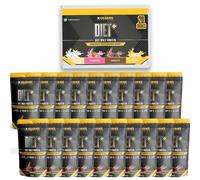 Xcelerate Nutrition Diet+ Whey Protein 40g Sachets - 30.6g Protein per Serving | High Performance Low Calorie Shake | Strawberry, Chocolate, Vanilla, Banana or Mixed Flavours | Pack of 7, 14 or 20