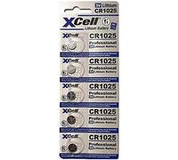 XCell Button Cell CR1025 (for Many Different Small Devices, Long Life, Low Self-Discharge) 148255